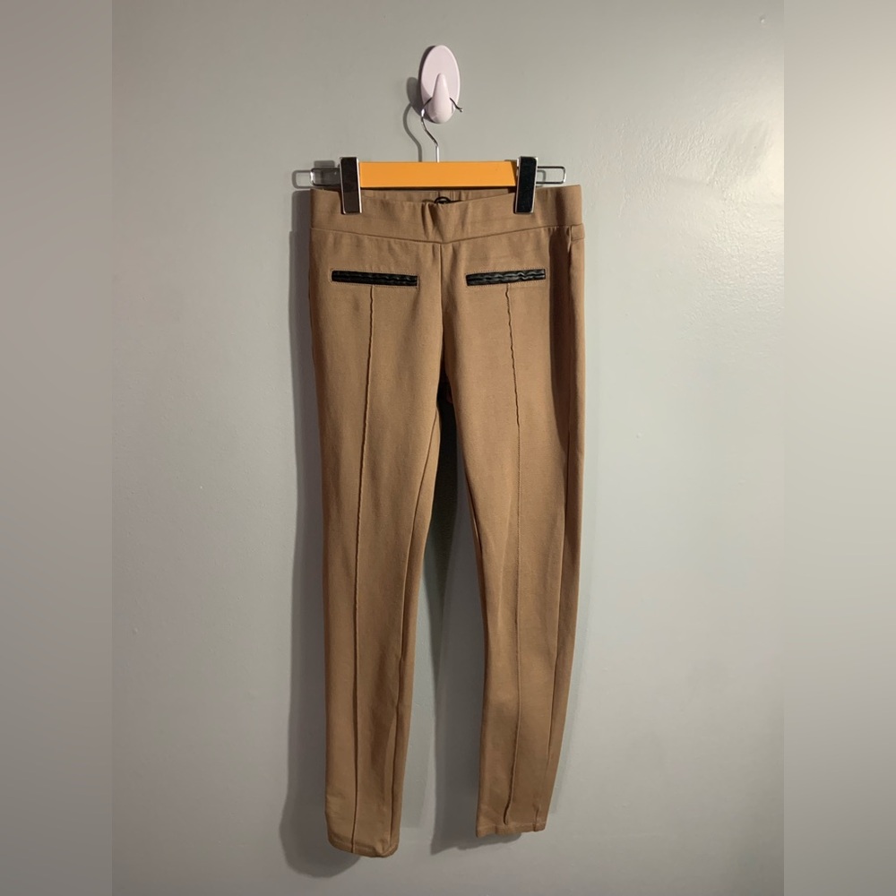 Chocolate Tan Chinos with Straight Leg Design